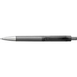 Ballpoint Pen With Transparent Coloured Barrel Black
